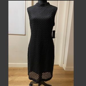 Long black dress with tags